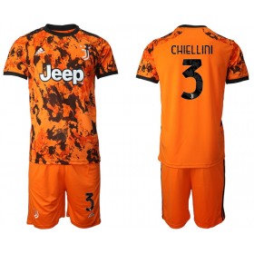Jalkapallo Pelipaidat Juventus Giorgio Chiellini 3 Lasten 3 Paita 2020-2021 Lyhythihainen
